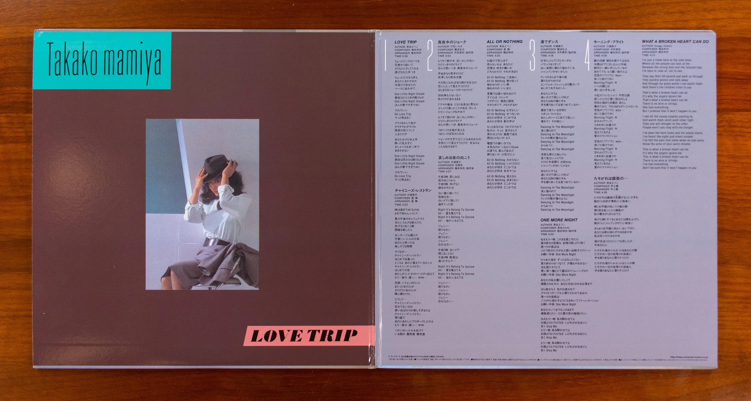 Reveal 0482: Takako Mamiya - Love Trip — Vinyl Reveals